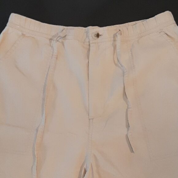 Northern Reflections Cream Lightweight Drawstring Pants - Picture 2 of 9